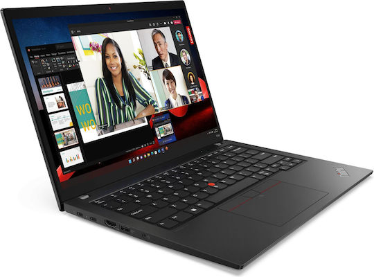 Lenovo ThinkPad T14s Gen 4 (Intel) 14" IPS FHD+ Тъчскрийн (i7-1365U/32GB/256GB SSD/W10 Pro) Дълбоко черен (US клавиатура)