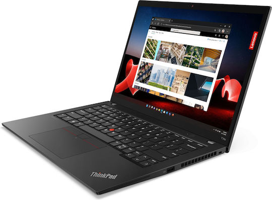 Lenovo ThinkPad T14s Gen 4 (Intel) 14" IPS FHD+ Тъчскрийн (i7-1365U/32GB/256GB SSD/W10 Pro) Дълбоко черен (US клавиатура)