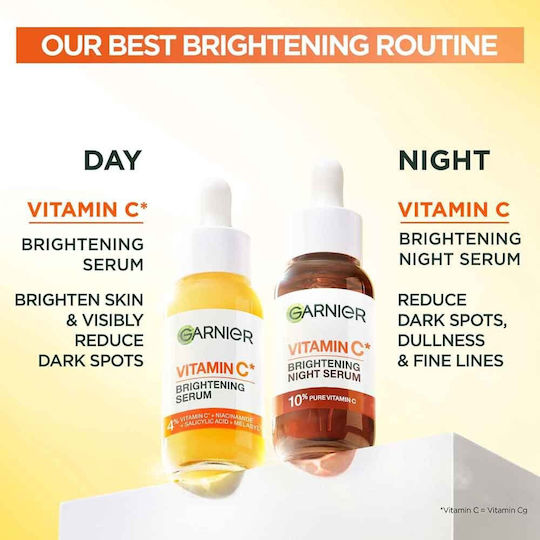 Garnier Серум за Лице с Витамин C и Ниацинамид за Детоксификация и Блясък 30ml