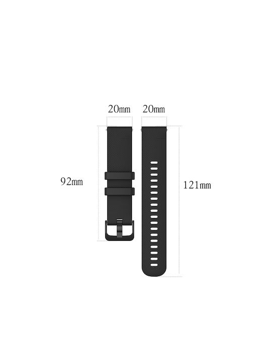 Silicone Strap Blue (Samsung Galaxy Watch Active)