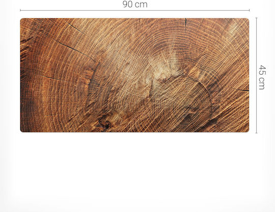 Non-Slip Protective Desk Mat Tree Design 90x45 Cm
