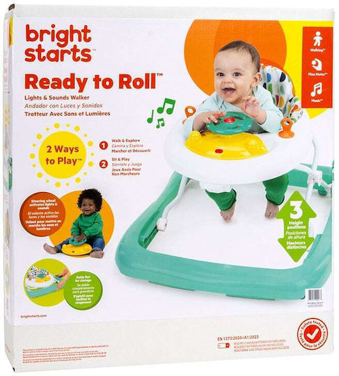 Bright Starts Roll Auto für 12+ Monate mit Geräuschen Mehrfarbig
