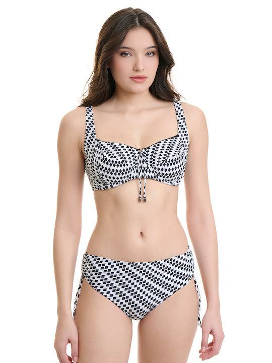 Bikini Set High Waist Rhombus