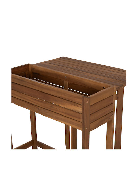 HomeMarkt Дървена саксия Натурален