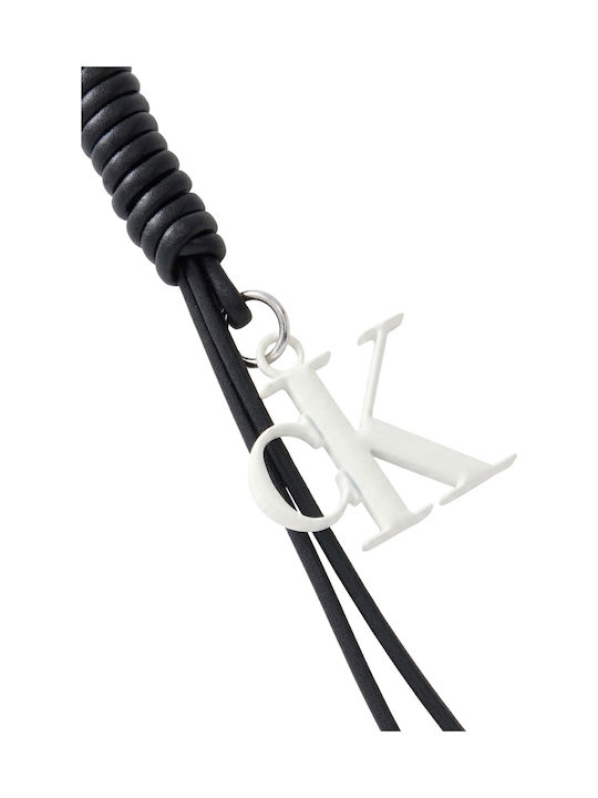 Calvin Klein Leder Charme Tassle Tasche Damen Calvin Klein Weiß Schwarz