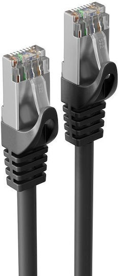 Shiverpeaks S/FTP Cat.7 (10Gbps) Καλώδιο Δικτύου Ethernet 0.5m Μαύρο