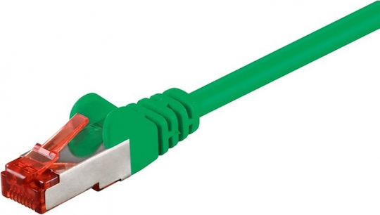 Goobay S/FTP Cat.6 (Gigabit) Ethernet Network Cable 0.15m Green