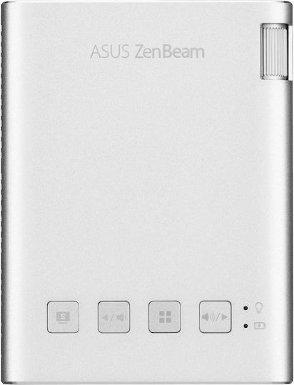 Asus ZenBeam E1R 90LJ00J3-B01070 Mini Projektor DLP LED-Lampe mit Wi-Fi und Eingebauten Lautsprechern Silber