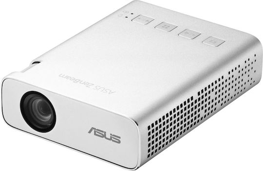Asus ZenBeam E1R 90LJ00J3-B01070 Mini Projektor DLP LED-Lampe mit Wi-Fi und Eingebauten Lautsprechern Silber