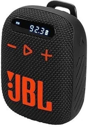 JBL Wind 3 Bluetooth Speaker 5W with Radio and Battery Life up to 2.5 Hours Black/Orange