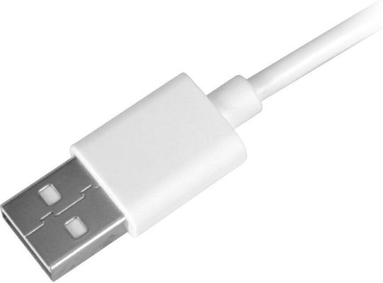 Sharkoon USB 2.0 Kabel USB-C männlich - USB-A Weiß 1.5m