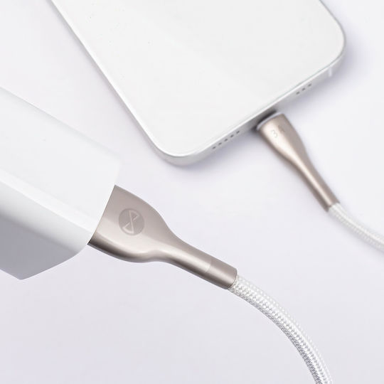 Forever USB 2.0 Cable USB-C male - USB-C White 1m