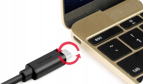 Unitek USB 2.0 Cable USB-C Male - USB-A Black 2m