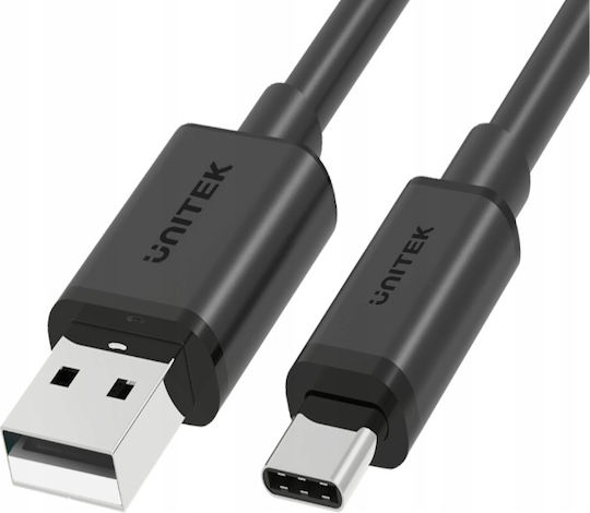 Unitek USB 2.0 Cable USB-C Male - USB-A Black 2m