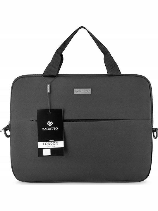 Geantă Laptop Zagatto London Zg 637 17.3' Nylon Poliester 34x46x4.2 Cm Negru