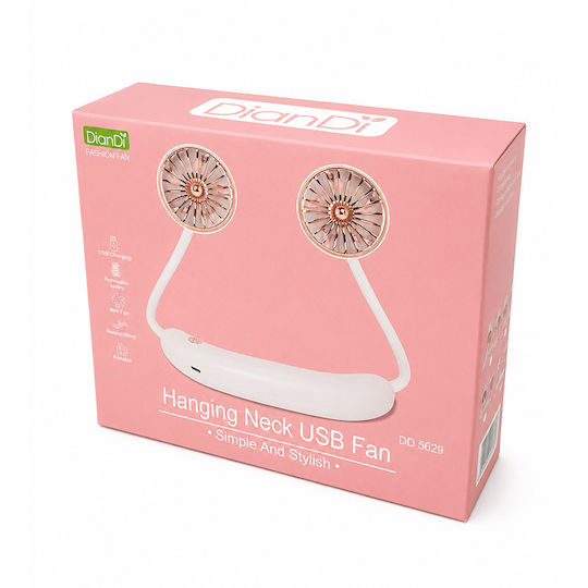 Mini Klimaanlagen & Ventilatoren Hals Elektrisch USB Rosa 0FFERS37