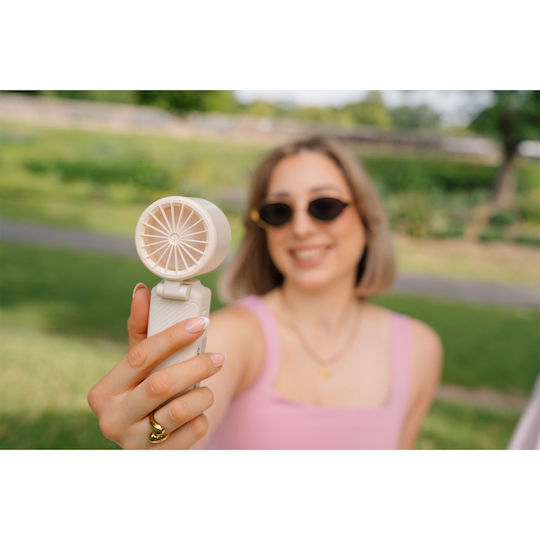 Verbatim Cool `n` Go Handheld USB Fan 10W White