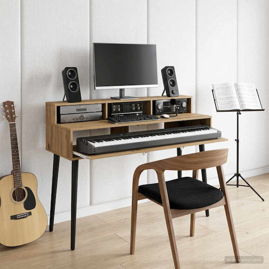 Vidaxl Birou Mobilier De Studio Artisan Stejar 110 X 42,5 X 36 Cm