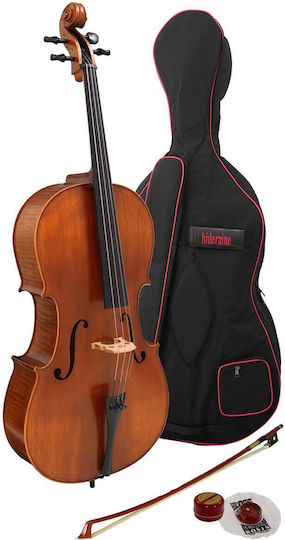Hidersine Vivente Cello 4/4 Violin With Case and Bow