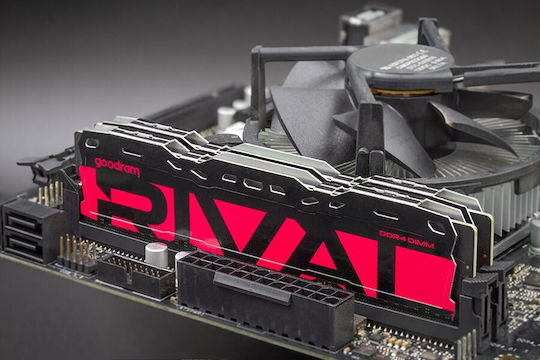 GoodRAM RIVAL Radiant Red DDR4 16GB RAM with 2x8GB Modules for Desktop