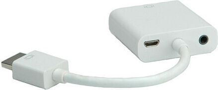 Roline AV адаптер HDMI към D-sub VGA бял 12.03.3114