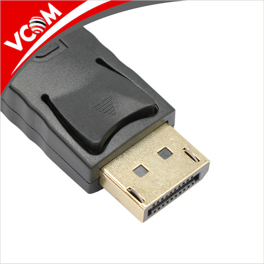 Vcom Cg607 кабел от DisplayPort мъжки към VGA мъжки 1.8м черен