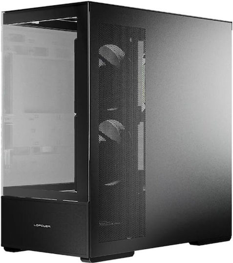 LC-Power Gaming 812B Onyx Vision Midi Tower Κουτί Υπολογιστή με Πλαϊνό Παράθυρο Μαύρο