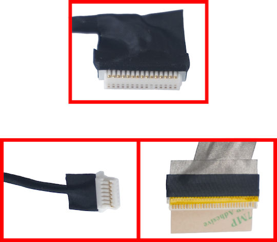 Flex Video Screen Cable LCD Cable Toshiba Satellite M100 M105 Dc020007k00 Code 1-flex0004