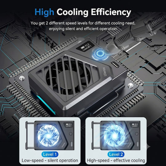 Ulanzi Fan Cooling Fan for Sony Canon Fuji Fujifilm Camera Ulanzi Ca25 Silver 13305078 6974774332213