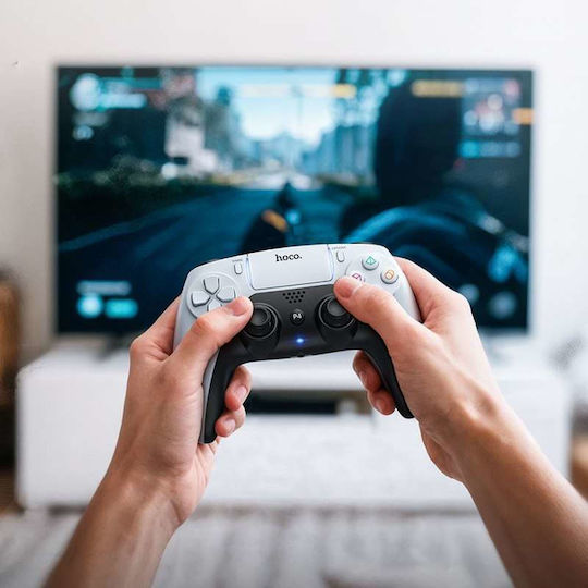 Hoco GA1 Phoenix Wireless Gamepad for PC / PS4 White