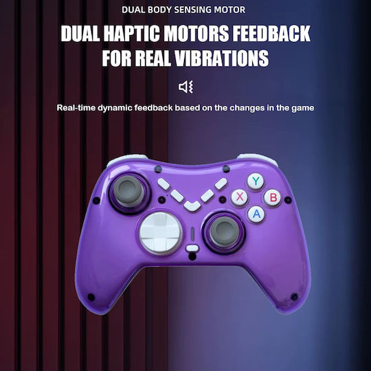 X6-B Wireless Gamepad for PC / PS3 / PS4 / Switch Black