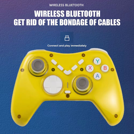 X6-B Wireless Gamepad for PC / PS3 / PS4 / Switch Black