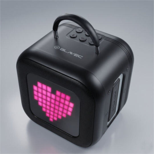 Blavec Karaoke Speaker with Wireless Microphones and Lighting Effects WS-09 Black