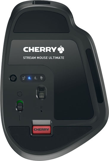 Cherry Stream Ultimate Wireless & Wired Ergonomic Bluetooth Vertical Mouse Black