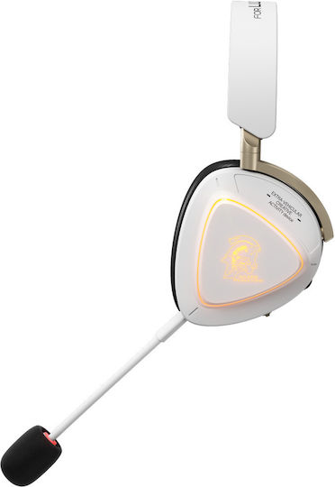 Asus ROG Delta II-KJP Ασύρματο Over Ear Gaming Headset με σύνδεση 3.5mm / Bluetooth / USB Λευκό
