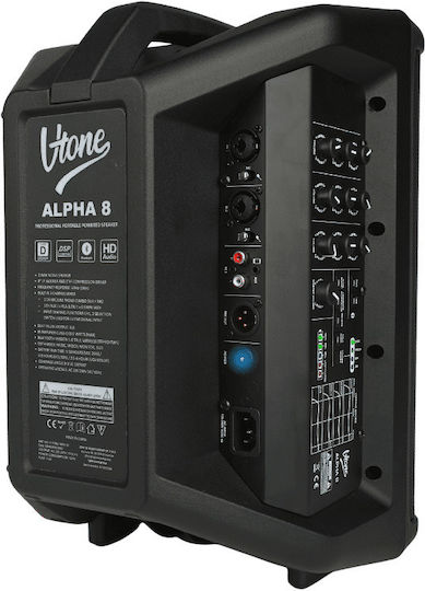V-tone Alpha 8 Active Stage Monitor 95W with Woofer 8" with Battery 27x28x40cm.