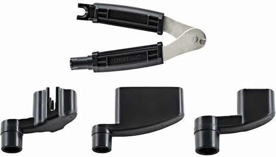 Ortega String Instrument Tuning Crank OSWC-3H for Electric Acoustic Classical in Black Color
