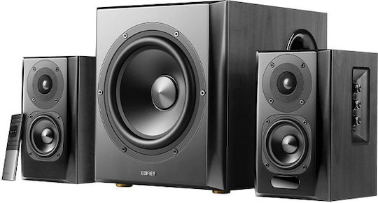 Edifier S355DB-WD Computer Speakers 2.1 with Power 150W Walnut