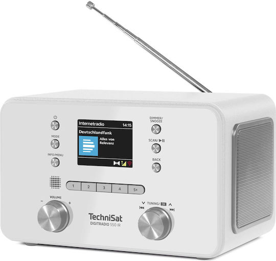 Technisat DiditRadio 550 IR Tischplatte Radio Weiß
