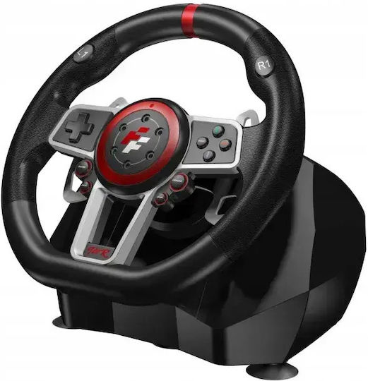 FlashFire Suzuka Wheel 900R Steering Wheel with Shifter and Pedals for PC / PS3 / PS4 / Switch / XBOX One / Xbox Series X/S with 900° Rotation