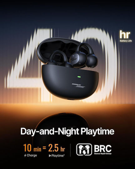 Baseus Inspire XC1 Open Ear Bluetooth Handsfree Earphones with Sweat Resistance and Charging Case Black