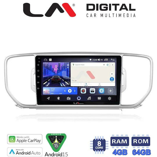 LM Digital Ηχοσύστημα Αυτοκινήτου για Kia Sportage 2016>2019 (Bluetooth/USB/WiFi/GPS/Apple-Carplay/Android-Auto)