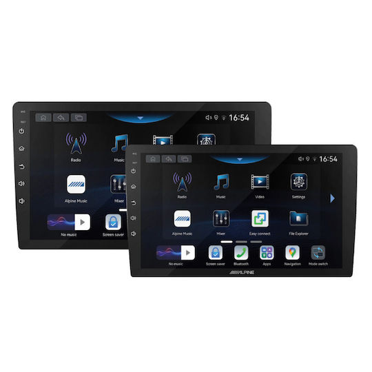 Ine-aw409s Universelles Alpine Navigation 9" Wxga Hd Bildschirm Android 13 Cortex A35 1.50 Ghz 4+64gb Eingebautes Wi-Fi / Bluetooth