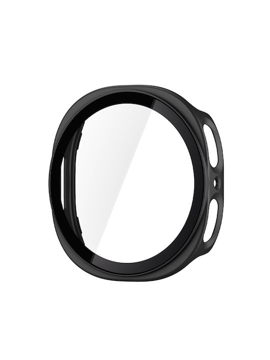 Spigen Thin Fit 360 Πλαστική Θήκη με Τζαμάκι σε Μαύρο χρώμα για Samsung Galaxy Watch 8 / 9