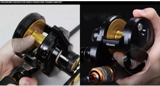 Okuma Tesoro LDJ Angelrollen Für Langsames Jigging / Vertikales Angeln
