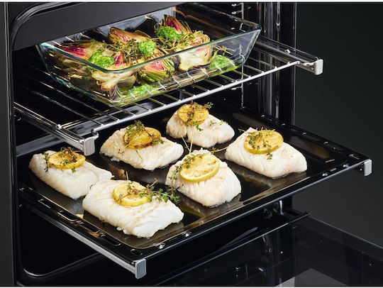 AEG Herd 58l mit Induktiv Kochfeld Π50cm Inox