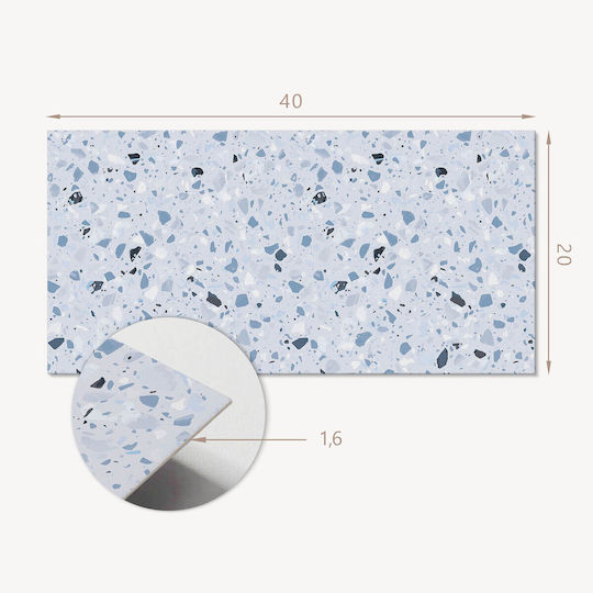 Vinyl Tiles Stone Fragment Pattern Kitchen Or Bathroom 10x40x20 Cm