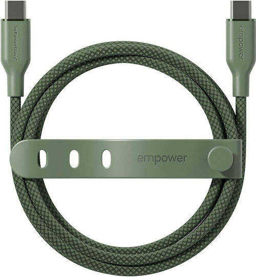 PanzerGlass USB Typ-C Kabel Männlich - USB-C 60W PD Grün 2m EM42585