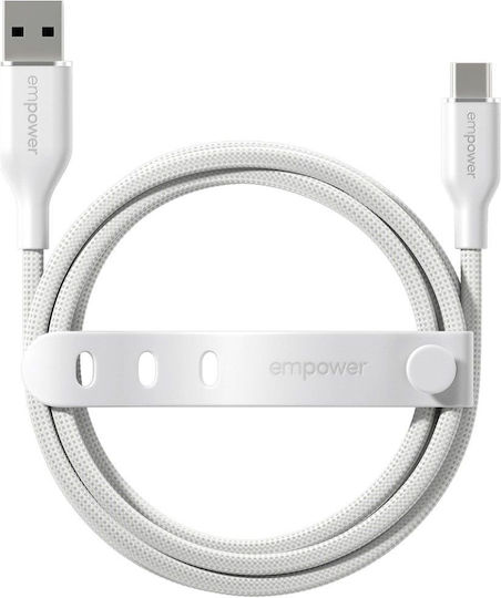 PanzerGlass USB Typ-C Kabel männlich - USB-A 60W PD Silber 1,2 m EM30290