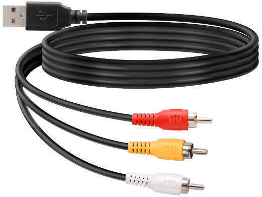 Usb To Rca Cable Usb Male To 3 Rca Male Jack Splitter 1.5m